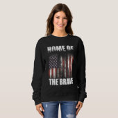 Sweatshirt Terre De La Maison Libre Du Brave 4 juillet Ame (Devant entier)