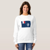 Sweatshirt Terres australes françaises de l'Antarctique (Devant entier)
