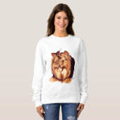 Sweatshirt Terrier du Yorkshire  (Devant entier)