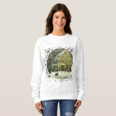Sweatshirt Térrier Écossais Hiver à l'Ancienne (Devant entier)