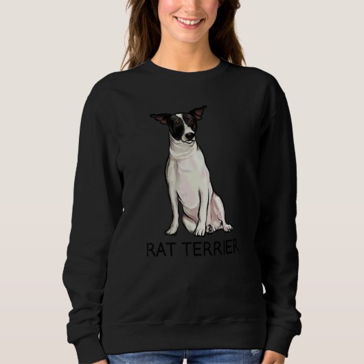 Sweatshirt Terrier Rat Chien Fou (Devant)