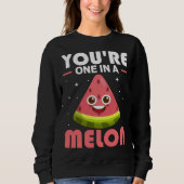 Sweatshirt T'es Un Melon  Costume De Pastèque (Devant)