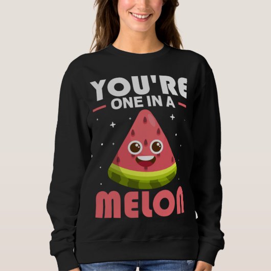 Sweatshirt T'es Un Melon  Costume De Pastèque (Devant)