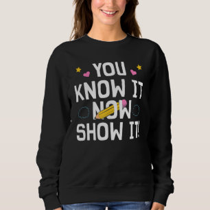 Sweatshirt Test cool Enseignant Pour Hommes Femmes Jour D'Ess