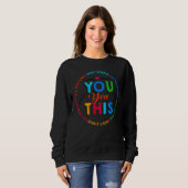 Sweatshirt Test Day C'est Test Day Vous avez ce professeur St (Devant entier)