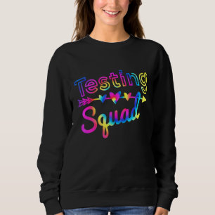 Sweatshirt Test Escadron Tie Dye Test Jour Enseignant Test Da