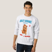 Sweatshirt Testeur QA Humour de chat (Devant entier)