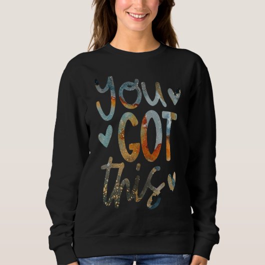 Sweatshirt Tests Motivationnels Jour Cadeau Pour L'Enseignant (Devant)