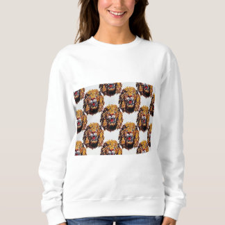 Sweatshirt - Tête de lion (collection Isi-Agu)