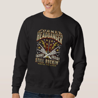 Sweatshirt Tête de métal depuis 1964 Vintage 60´s Né Casqueur