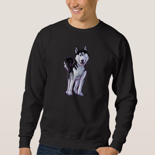 Sweatshirt Têtes Husky et Queues (Devant)