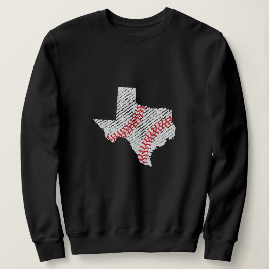Sweatshirt Texas Baseball Maman Personalized Baseball Stittin (Design devant)