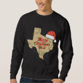 Sweatshirt Texas Joyeux Noël fête Yall Correspondance famille (Devant)