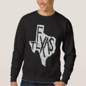 Sweatshirt Texas Map Outline State of USA (Devant)