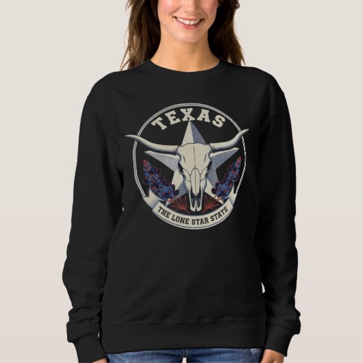 Sweatshirt Texas: The Lone Star State (Devant)