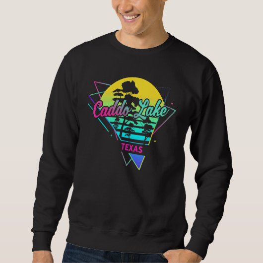 Sweatshirt Texas USA Nostalgic Retro Caddo Lake (Devant)