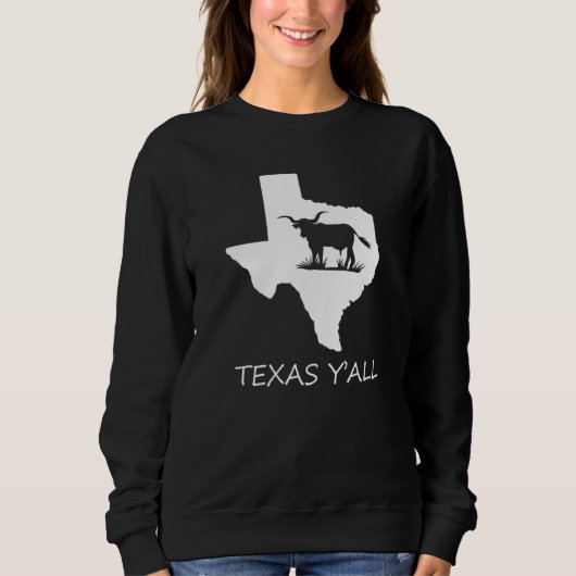 Sweatshirt Texas Y'all 1 (Devant)