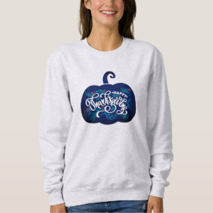 Sweatshirt Texte à la mode sur le citrouille pour Thanksgivin