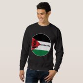 Sweatshirt Texte arabe de Palestine GRATUIT (Devant entier)