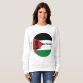 Sweatshirt Texte arabe de Palestine GRATUIT (Devant entier)