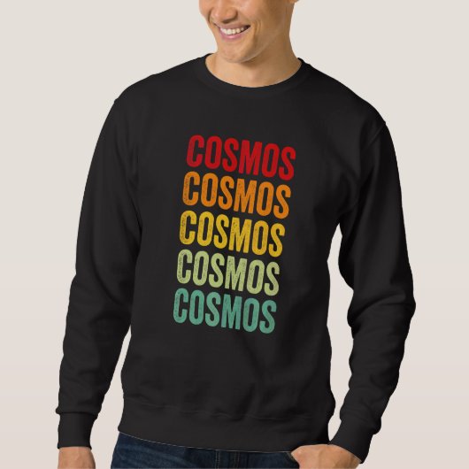Sweatshirt Texte Arc-en-ciel Cosmos Crypto (Devant)