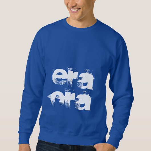 Sweatshirt Texte de dégradé amusant (Devant)