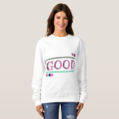 Sweatshirt Texte des devis de fleurs été (Devant entier)