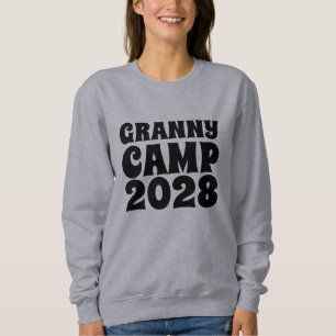 Sweatshirt Texte du camp de Granny