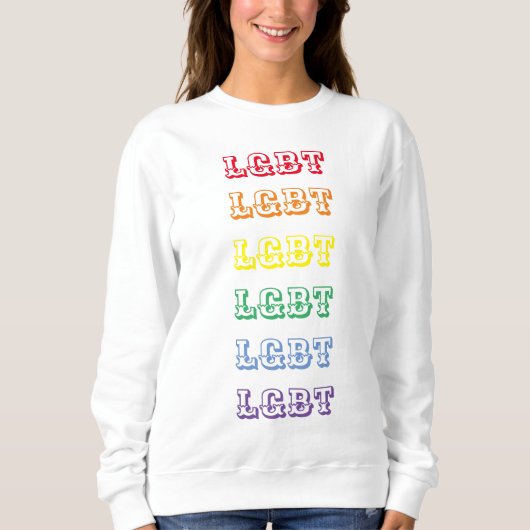 Sweatshirt Texte LGBT (Devant)