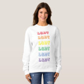 Sweatshirt Texte LGBT (Devant entier)