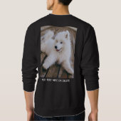 Sweatshirt Texte photo à deux faces (Dos)