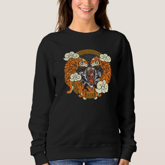 Sweatshirt Thai Wildlife Predator Culture asiatique Wild Cat  (Devant)