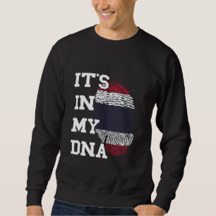 Sweatshirt Thaïlande C'est Dans Mon ADN Empreinte Digitale Dr