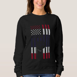 Sweatshirt Thaïlande USA Fierté thaïe Drapeau thaï Poing thaï