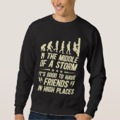 Sweatshirt Thank A Lineman Quote Electrical Lineman Electrici (Devant)