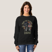 Sweatshirt Thank you Veterans For Your Service Veterans Day   (Devant entier)
