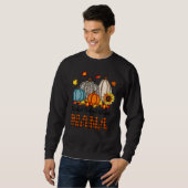 Sweatshirt Thankful Grateful Blessed Nana Pumpkins Fall Thank (Devant entier)