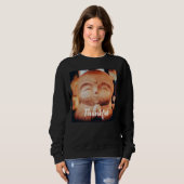 Sweatshirt Thankful Happy Buddha Women's (Devant entier)