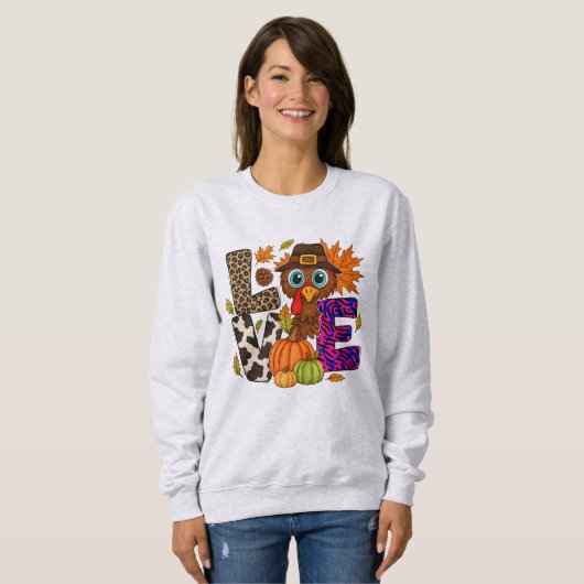 Sweatshirt Thanksgiving Love (Devant entier)