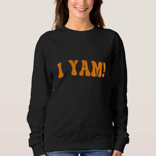 Sweatshirt Thanksgiving Matching Couple She's My Sweet Potato (Devant)