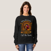 Sweatshirt Thanksgiving My Favorite Turkeys Call Me Grammy Ra (Devant entier)
