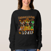 Sweatshirt Thanksgiving Squad Leopard Three Fall Snakes Weari (Devant)