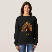 Sweatshirt Thanksgiving Turkey Engineer (Devant entier)