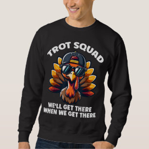 Sweatshirt Thanksgiving Turquie en tenue de course Costume de