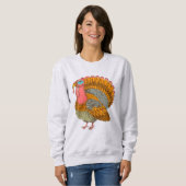 Sweatshirt Thanksgiving vintage Turquie (Devant entier)