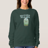 Sweatshirt Thé à bulle Matcha (Devant)