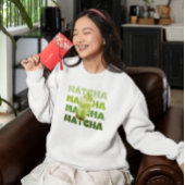 Sweatshirt Thé à bulle Matcha