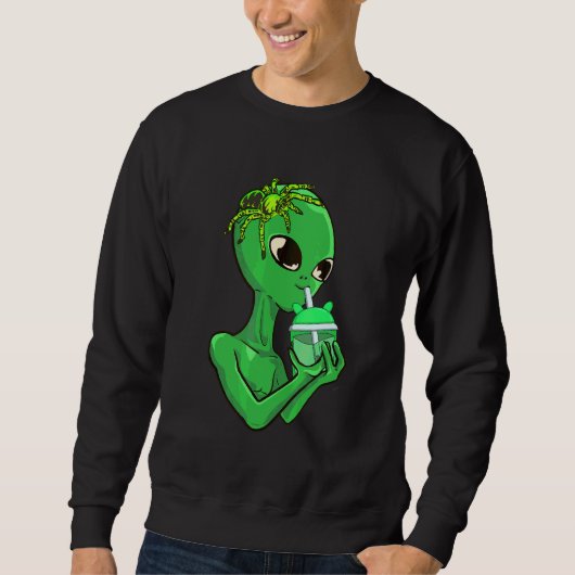 Sweatshirt thé alien boba araignée (Devant)