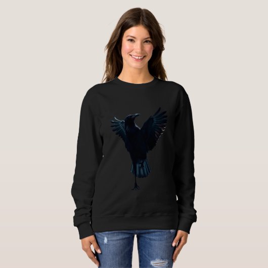 Sweatshirt “The Ascending Crow” (Devant entier)