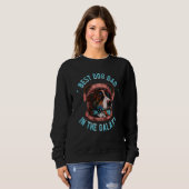Sweatshirt The Best Australian Shepherd Dad in the galaxy - A (Devant entier)